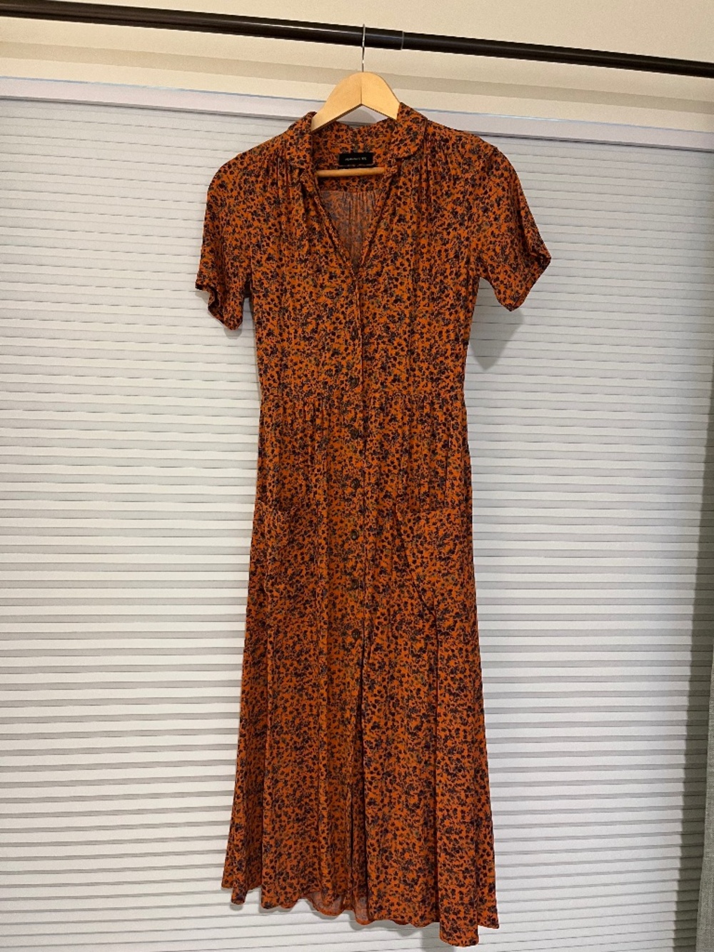 Midi button up dress